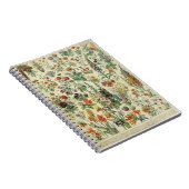 Adolphe Millot Flowers Pattern-A Notitieboek (Rechterzijde)