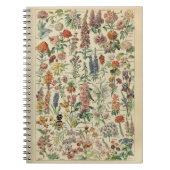Adolphe Millot Flowers Pattern Notitieboek (Voorkant)