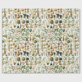 Adolphe Millot Fruit Pattern Cadeaupapier (Vlak)