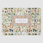 Adolphe Millot Fruit Pattern-document Tissuepapier (Voorkant)