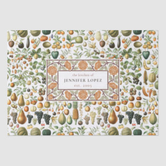 Adolphe Millot Fruit Pattern-document Tissuepapier