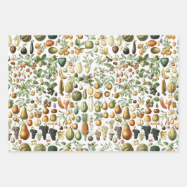 Adolphe Millot Fruit Pattern Inpakpapier Vel