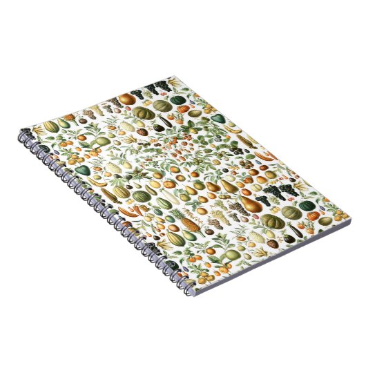 Adolphe Millot Fruit Pattern Notitieboek (Rechterzijde)