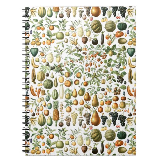 Adolphe Millot Fruit Pattern Notitieboek (Voorkant)