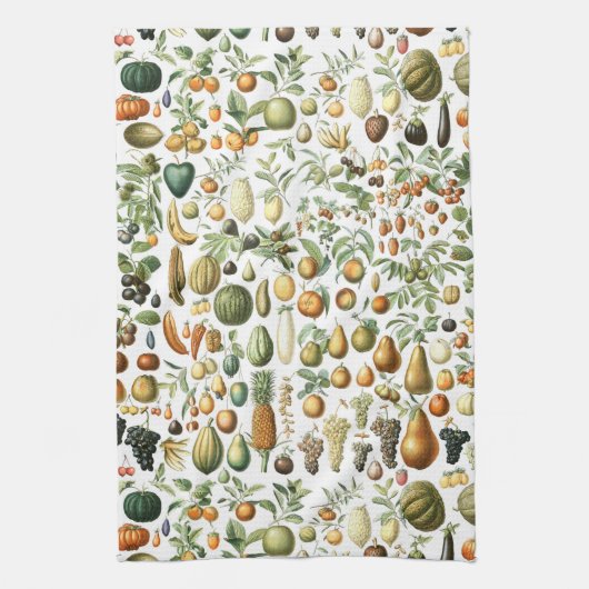 Adolphe Millot Fruit Pattern Theedoek (Verticaal)
