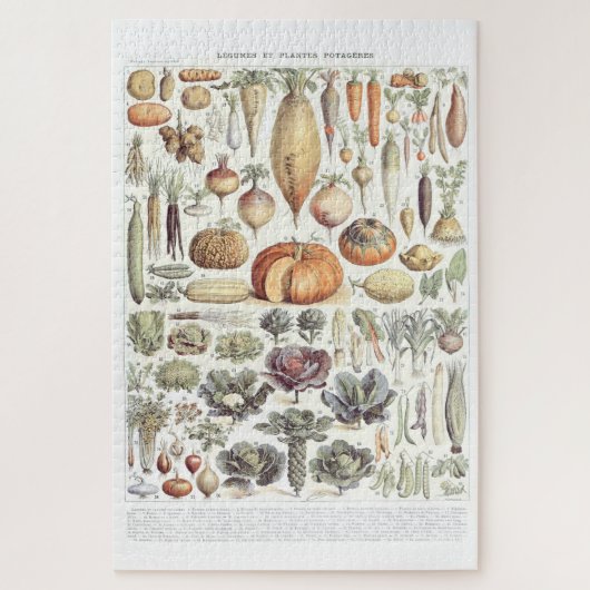 Adolphe Millot Groenten Puzzel (Verticaal)
