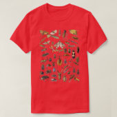 Adolphe Millot Insects Spider T-shirt (Design voorkant)