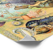 Adolphe Millot oceaan B Poster (Hoek)