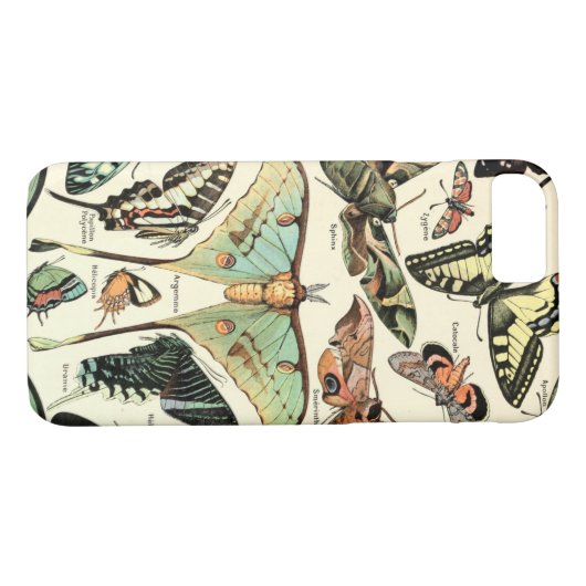 Adolphe Millot papillons pour tous Case-Mate iPhone Case (Achterkant (Horizontaal))