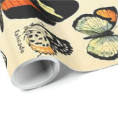 Adolphe Millot Papillons Wrapping Paper Cadeaupapier (Rol Hoek)