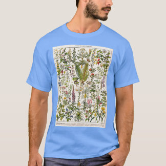 Adolphe Millot Plantes Medicinales B Franse vintag T-shirt