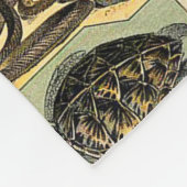 Adolphe Millot Reptiles 1 Fleece Blanket (Hoek)