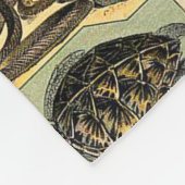 Adolphe Millot Reptiles 1 Fleece Blanket Deken (Hoek)