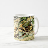 Adolphe Millot Reptiles 2 Coffee Mok (Voorkant rechts)