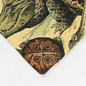 Adolphe Millot Reptiles 2 Fleece Blanket Deken (Hoek)