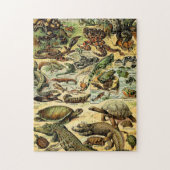 Adolphe Millot Reptiles 2 Puzzle Legpuzzel (Verticaal)