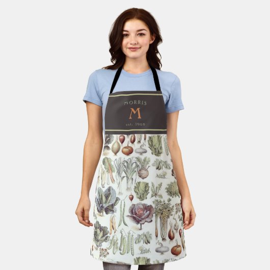 Adolphe Millot Vegetable Kitchen Schort (Gedragen)