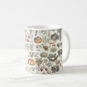 Adolphe Millot Vegetable Pattern Coffee Mok (Voorkant rechts)