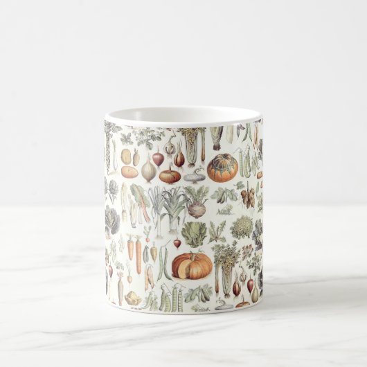 Adolphe Millot Vegetable Pattern Coffee Mok (Center)
