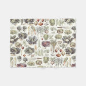 Adolphe Millot Vegetable Pattern Fleece Blanket (Voorkant (Horizontaal))
