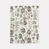 Adolphe Millot Vegetable Pattern Fleece Blanket (Voorkant)