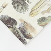 Adolphe Millot Vegetable Pattern Fleece Blanket Deken (Hoek)