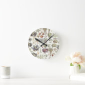 Adolphe Millot Vegetable Pattern Ronde Klok (Huis)