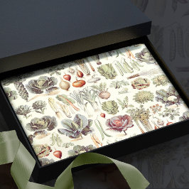Adolphe Millot Vegetable Pattern Tissuepapier