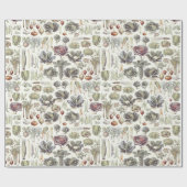 Adolphe Millot Vegetable Pattern Wrapping Paper Cadeaupapier (Vlak)
