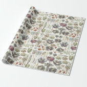 Adolphe Millot Vegetable Pattern Wrapping Paper Cadeaupapier (Uitgerold)