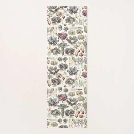 Adolphe Millot Vegetable Pattern Yogamat (Achterkant)