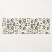 Adolphe Millot Vegetable Pattern Yogamat (Voorkant (horizontaal))