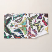 Adolphe Millot "Vlinders" 3. Bad Handdoek (Handdoek)