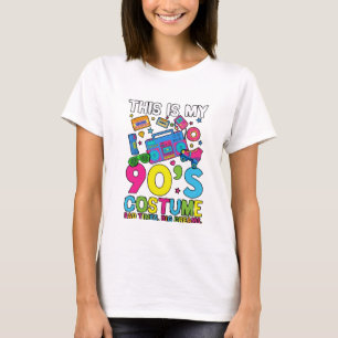 ADOM "90's Costume" Dames Grafische T-Shirt