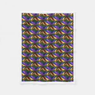 ADOM Abstract Metalen Patroon Dekbed Fleece Deken