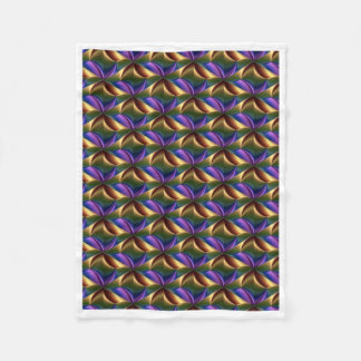 ADOM Abstract Metallic Pattern Blanket Fleece Deken