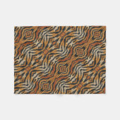 ADOM Abstract Tijgerstreep Dekbed Fleece Deken (Voorkant (Horizontaal))