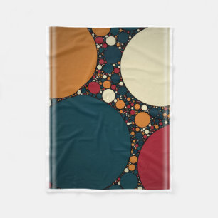 ADOM Abstracte Geometrische Cirkels Dekbed Fleece Deken