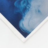 ADOM Blauwe & Oranje Rook Kunstdeken Fleece Deken (Hoek)