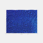 ADOM Blauwe Waterdruppels Kunstdeken Fleece Deken (Voorkant (Horizontaal))