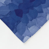 ADOM Blue Leaf Symmetry Dekbed Fleece Deken (Hoek)
