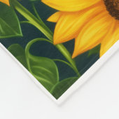ADOM Bright Sunflower Throw Dekbed Fleece Deken (Hoek)