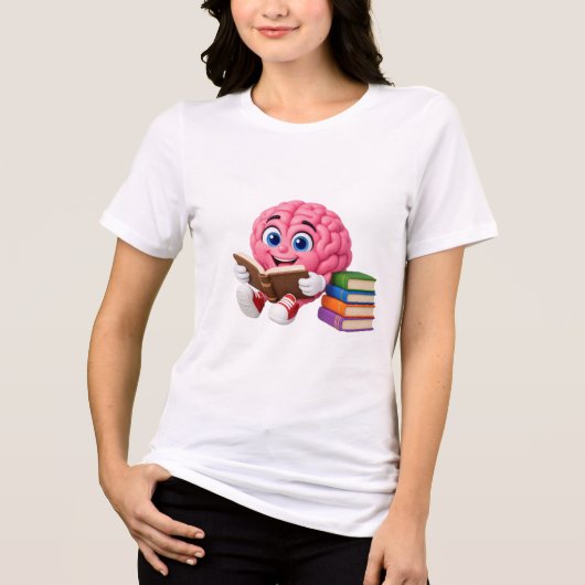 ADOM "Brighter Mind" Dames Grafische T-shirt (Voorkant)