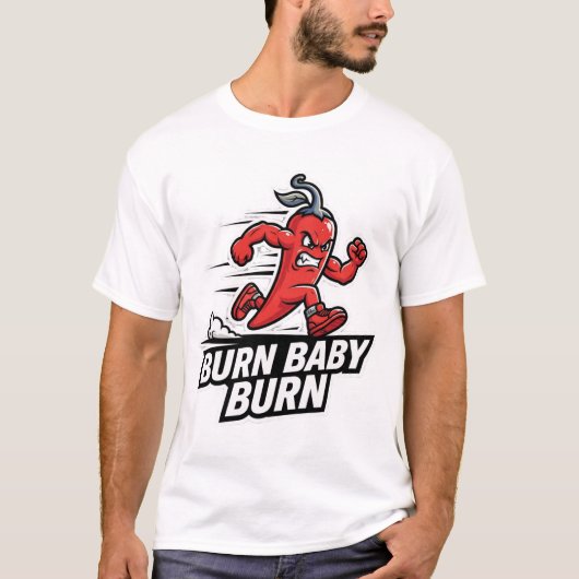 ADOM Burn Baby Burn Chili T-shirt (Voorkant)