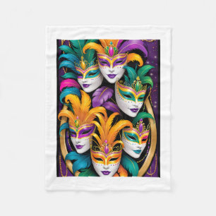 ADOM Carnaval Maskerade Maskers Dekken Fleece Deken