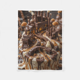 ADOM Chocoladefabriek Fantasie Dekbed Fleece Deken