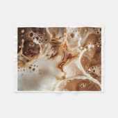 ADOM Coffee & Milk Splash Art Deken (Voorkant (Horizontaal))