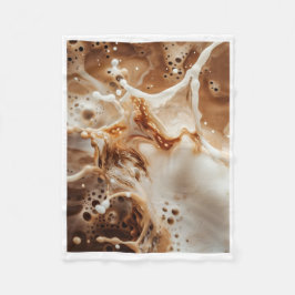 ADOM Coffee & Milk Splash Art Deken