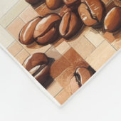 ADOM Coffee Mosaic Werpdeken Fleece Deken (Hoek)
