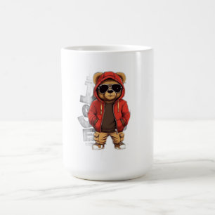 ADOM "Cool Bear" Dames Grafische T-Shirt Koffiemok